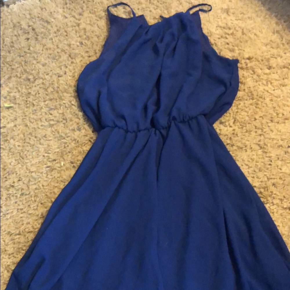 Francesca’s Navy dress